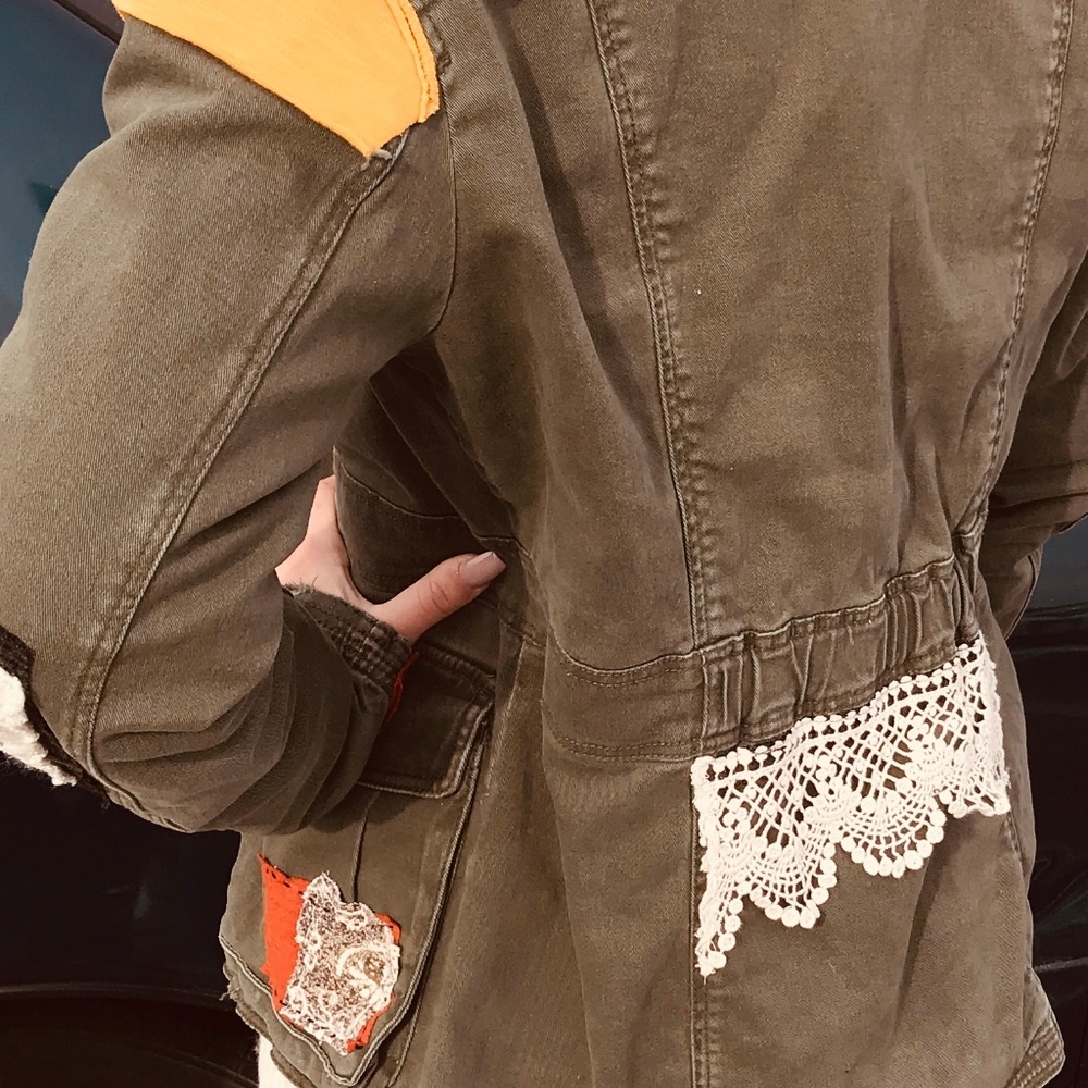 Upcycled, Altered couture Military jacket